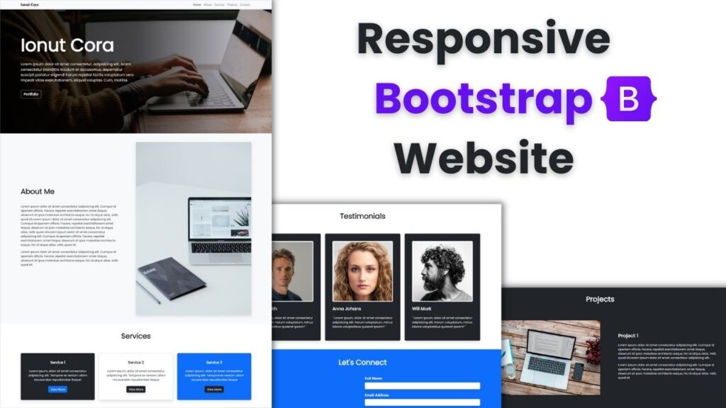 How to Make a Responsive Bootstrap 5 Website Full Tutorial