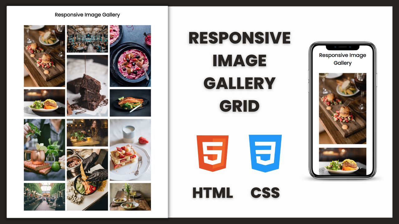 How to Create a Responsive Image Gallery Grid with HTML and CSS - Ionut ...