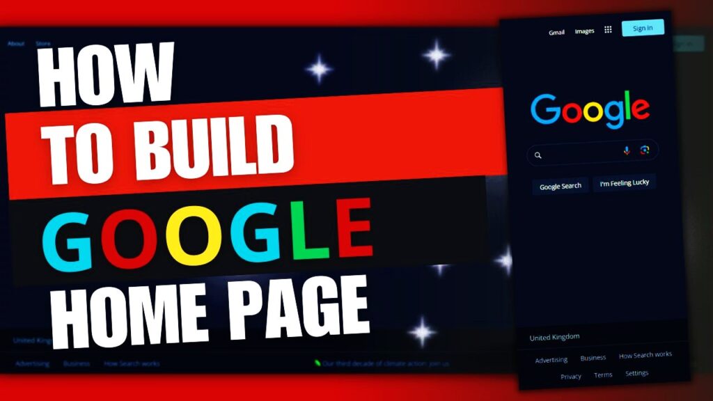 How to Build Google Homepage Clone with HTML & CSS