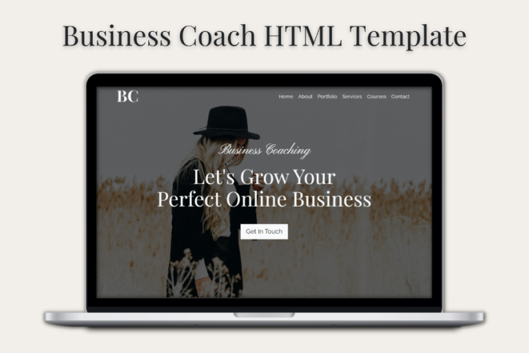 Business Coaching HTML Template